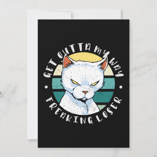 Moody Cat Invitatの私の方法を取得する シーズンカード (正面)