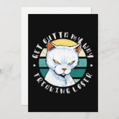 Moody Cat Invitatの私の方法を取得する シーズンカード (正面/裏面)