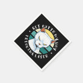 Moody Cat Invitatの私の方法を取得する スタンダードカクテルナプキン (角)