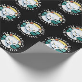 Moody Cat Invitatの私の方法を取得する ラッピングペーパー (角)