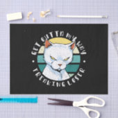 Moody Cat Invitatの私の方法を取得する 薄葉紙 (クラフト)