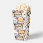 Moody Catsおもしろい Kitten doodleパタカラフルーン フェイバーボックス (はじけた状態)