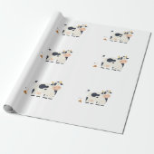 “Moody Cow” ラッピングペーパー  (アンロールド)