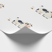 “Moody Cow” ラッピングペーパー  (角)