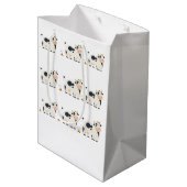 “Moody Cow” Wrapping Paper ミディアムペーパーバッグ (裏面アングル)