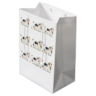 “Moody Cow” Wrapping Paper  ミディアムペーパーバッグ