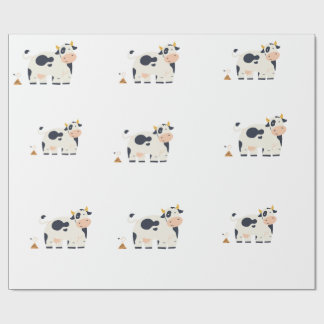 “Moody Cow” Wrapping Paper  ラッピングペーパー