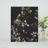 Moody Dark Floral Elegant Scrapbook Paper (スタンド正面)