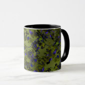 Moody Dark Hop Vine Abstract Design Coffee マグカップ (正面右)