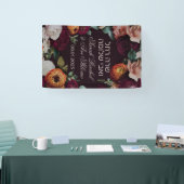 Moody Dark Jewish Chuppah歓迎のサイン（ヘブライ語） 横断幕 (トレードショー)