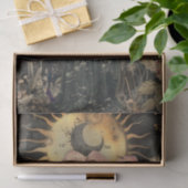 Moody Dark Rustic Fantasy Garden Girl Decoupage  薄葉紙 (ギフト)