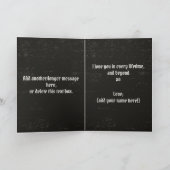 Moody Dark Victorian Gothic Romance カード (内部)