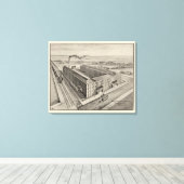 Moody EstabrookおよびAndersonsシューメーカー キャンバスプリント (インサイチュ (ウッドフロア))