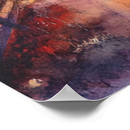 Moody Farm Sunset ポスター (角)