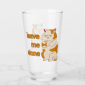 Moody fat cat leave me alone  タンブラーグラス (裏面)