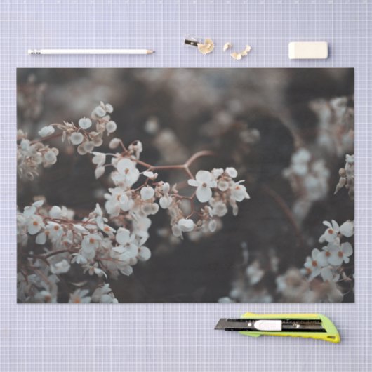 Moody Floral 薄葉紙 (クラフト)