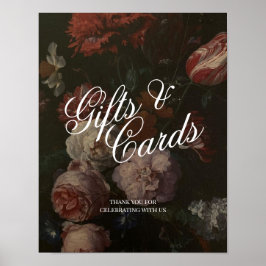 Moody Floral Gifts & Cards Poster Art ポスター
