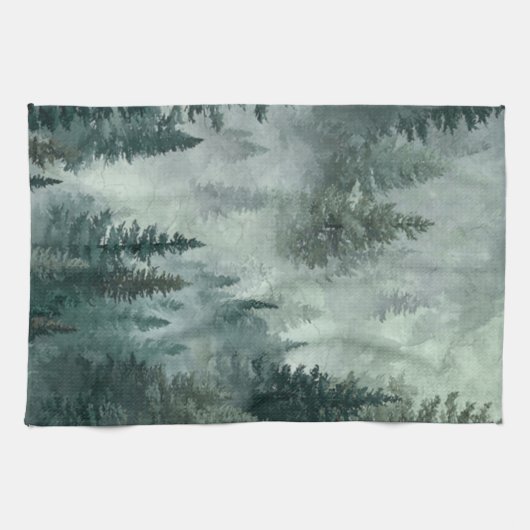 Moody Forest キッチンタオル (横)