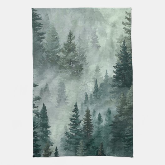 Moody Forest  キッチンタオル (縦)