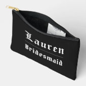 Moody Gothic Bridesmaid Tote Bag アクセサリーポーチ (見開き)