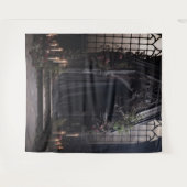 Moody Gothic Dark Alter Flowers & Greenery XLarge タペストリー (正面(横))