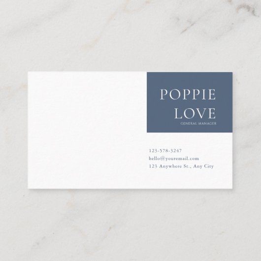 Moody Gothic Floral Full Moon Ethereal Landscape 名刺 (裏面)