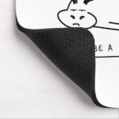 Moody hippo with pun マウスパッド (コーナー)