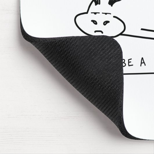 Moody hippo with pun マウスパッド (コーナー)