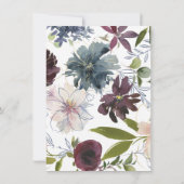 Moody Jewel Toneフローラ結婚のゲスト情報 招待状 (裏面)