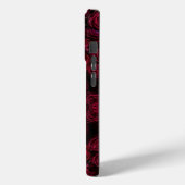 Moody Luxe 3D Burgundy Floral Phone Case Case-Mate iPhoneケース (裏面 / 左)