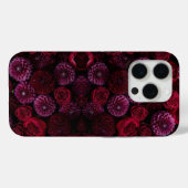 Moody Luxe 3D Burgundy Floral Phone Case Case-Mate iPhoneケース (裏面 (横))