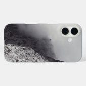 Moody mountain theme in black and white Case-Mate iPhoneケース (裏面 (横))