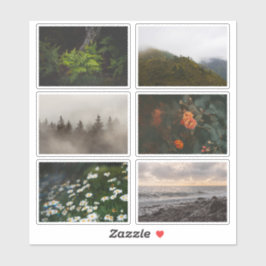 Moody Nature aesthetic, Photography Sticker Sheet シール