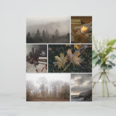 Moody November themed Collage Scrapbooking Paper (スタンド正面)