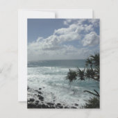 Moody Ocean Photograph Scrapbook Paper  (正面)