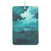 Moody Ocean Waves Under Stormy Sky – Abstract Seas カーエアーフレッシュナー (正面)