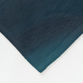 Moody Ocean Waves Under Stormy Sky – Abstract Seas フリースブランケット (角)