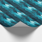 Moody Ocean Waves Under Stormy Sky – Abstract Seas ラッピングペーパー (角)