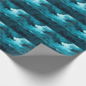 Moody Ocean Waves Under Stormy Sky – Abstract Seas ラッピングペーパー (角)