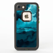 Moody Ocean Waves Under Stormy Sky – Abstract Seas LifeProof iPhoneケース (裏面)