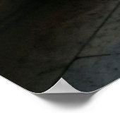 Moody Parisian Café Interior ポスター (角)