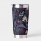 Moody Plum Fig Botanical Stainless Steel Tumbler 保温保冷タンブラー (右面)