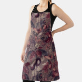 Moody Plum & Fig Leaves Apron | Artistic Botanical エプロン (インサイチュ)