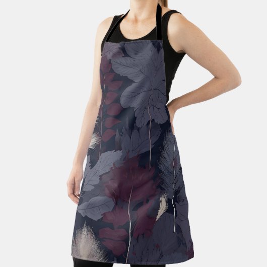 Moody Plum Fig & Pampas Grass Botanical Apron エプロン (インサイチュ)