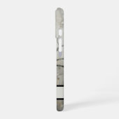 Moody Raven Dark Academia Monogram iPhone 16ケース (左側面)