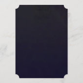 Moody Romantic Dark Floral Gothic Wedding 招待状 (裏面)