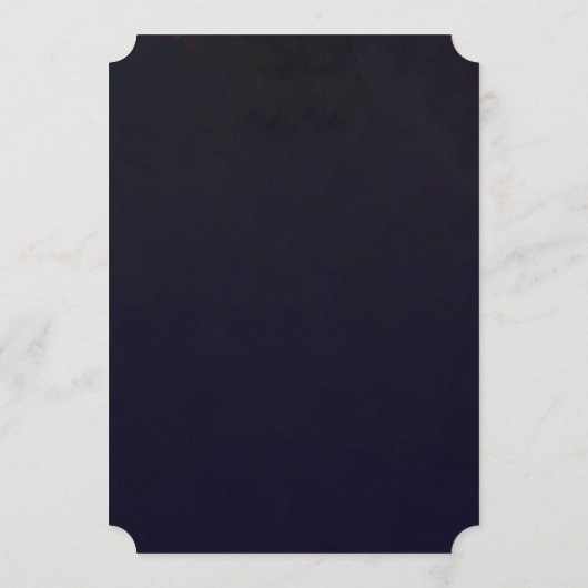 Moody Romantic Dark Floral Gothic Wedding 招待状 (裏面)