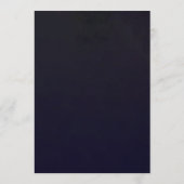 Moody Romantic Dark Floral Gothic Wedding 招待状 (裏面)