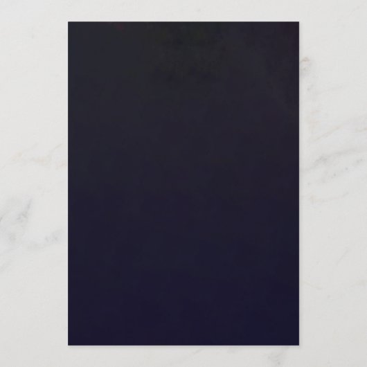 Moody Romantic Dark Floral Gothic Wedding 招待状 (裏面)