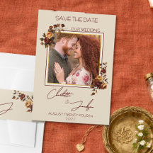 Moody Rust Rose Photo Autumn Wedding